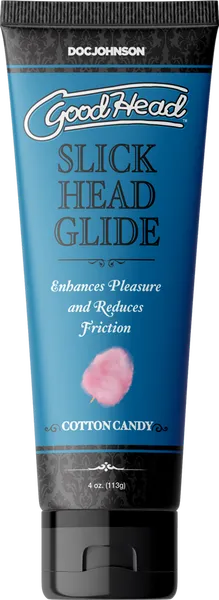 Enhancers Slick Head Glide Cotton Candy 4 Oz Doc Johnson