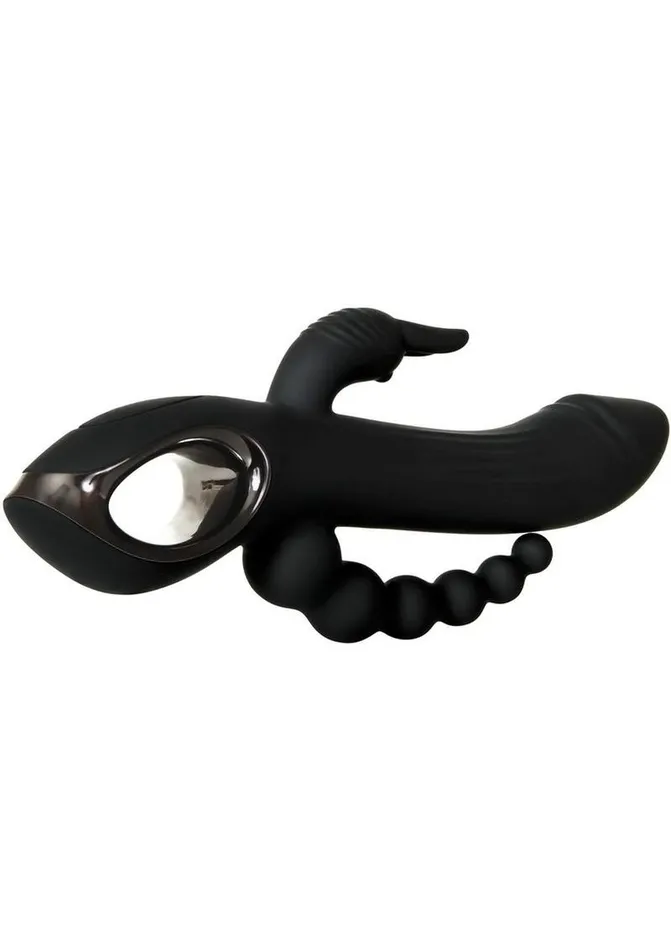 Evolved Female Sex Toys Trifecta Rechargeable Silicone Rabbit Vibrator
