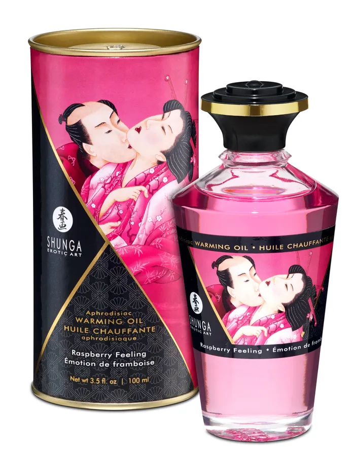 Female Sex Toys Aphrodisiac Warming Oil Raspberry Feeling Shunga