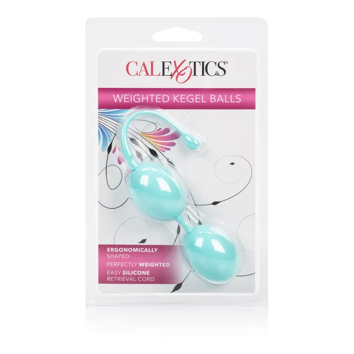Female Sex Toys CalExotics Weighted Kegel Balls Teal Female Sex Toys CalExotics Weighted Kegel Balls Teal
