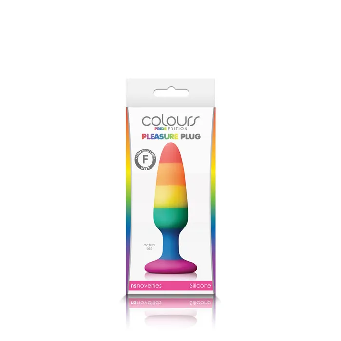 Female Sex Toys nsnovelties Colours Pride Edition Pleasure Plug Small Rainbow