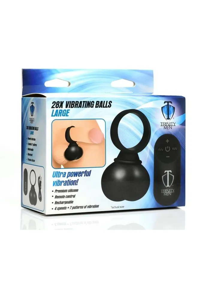 Female Sex Toys Trinity Men Trinity Men 28x Rechargeable Silicone Vibrating Balls with Remote