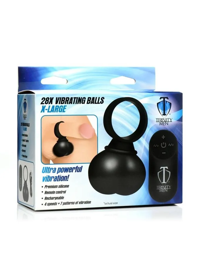 Female Sex Toys Trinity Men Trinity Men 28x Rechargeable Silicone Vibrating Balls with Remote