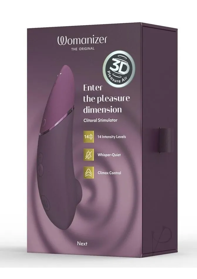 Female Sex Toys Womanizer Womanizer Next Rechargeable Silicone Clitoral Stimulator Dark