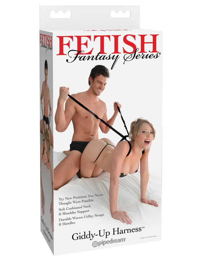 Fetish Fantasy Series GiddyUp Harness Black Pipedream Couples