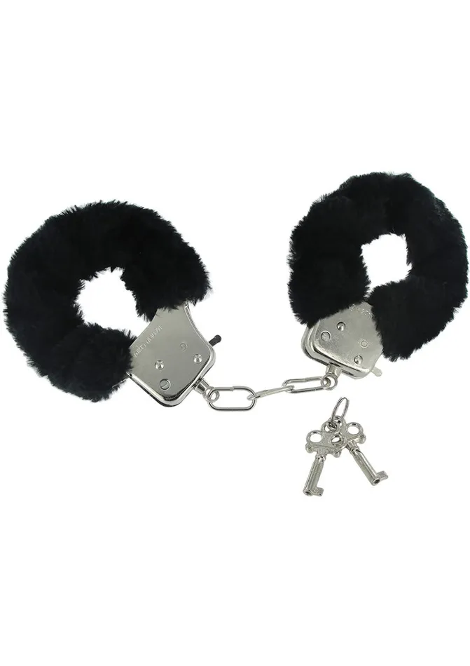 Frisky Anal Frisky Caught In Candy Black Furry Cuffs