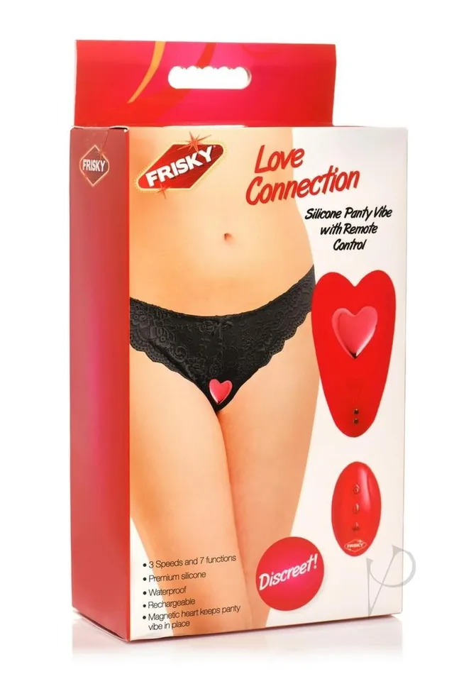 Frisky Love Connection Silicone Panty Vibe with Remote Control Frisky Female Sex Toys
