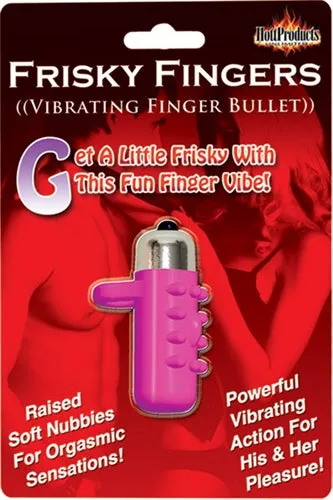 Hott Products Vibrators Frisky Fingers Magenta