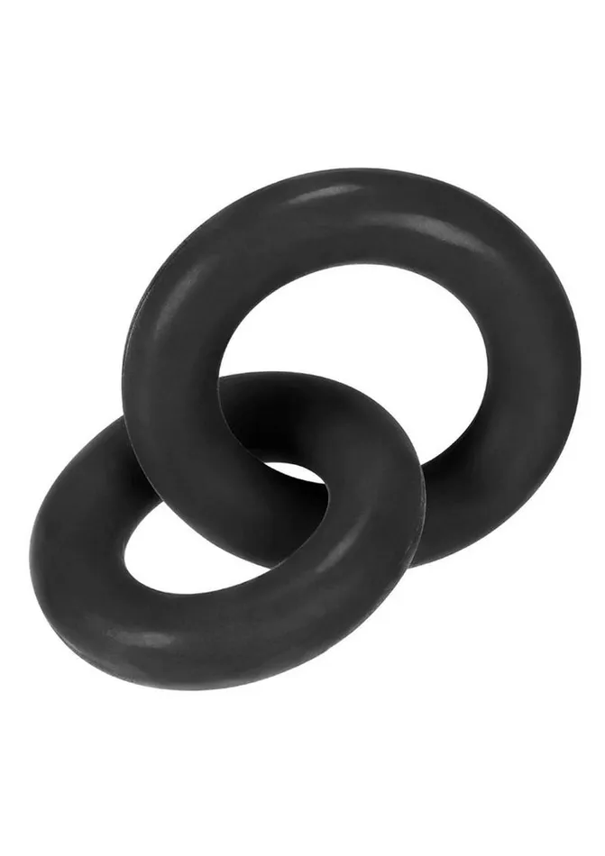 Hunkyjunk Male Sex Toys Hunkyjunk Duo Silicone Double Cock Ring