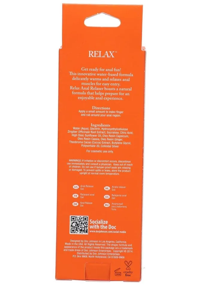 Intimate Enhancements Relax Anal Relaxer For Everyone Water Based Lubricant Anal Intimate Enhancements Relax Anal Relaxer For Everyone Water Based Lubricant Anal