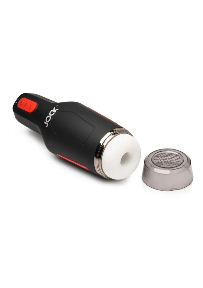 Jock Male Sex Toys Jock 15x Sucking and Vibrating Rechargeable Masturbator