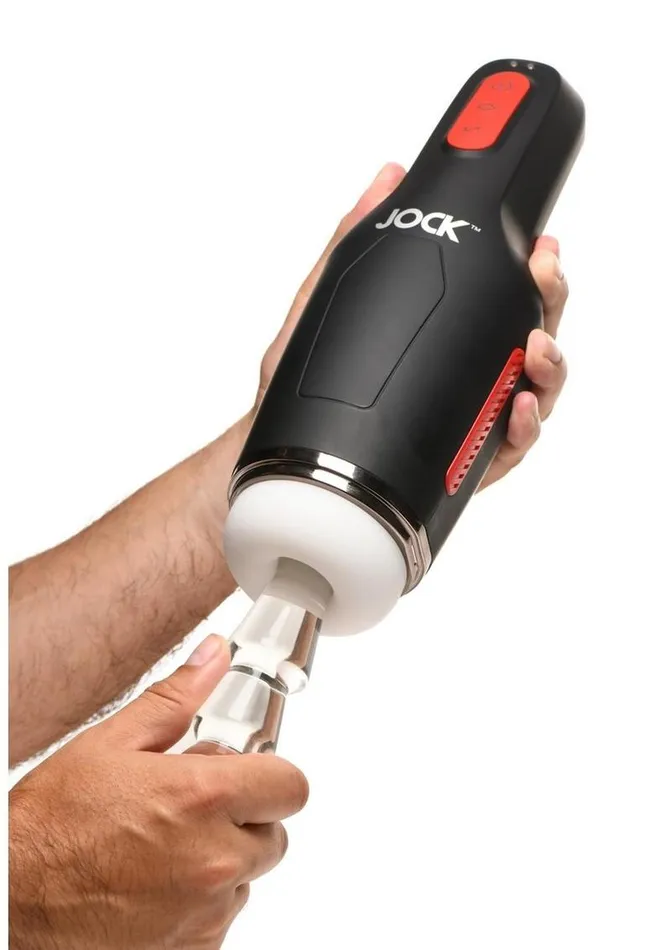 Jock Male Sex Toys Jock 15x Sucking and Vibrating Rechargeable Masturbator
