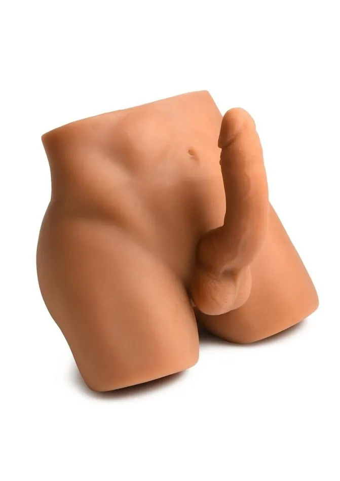 Jock Male Sex Toys Jock Male Masturbator with Thrusting Dildo