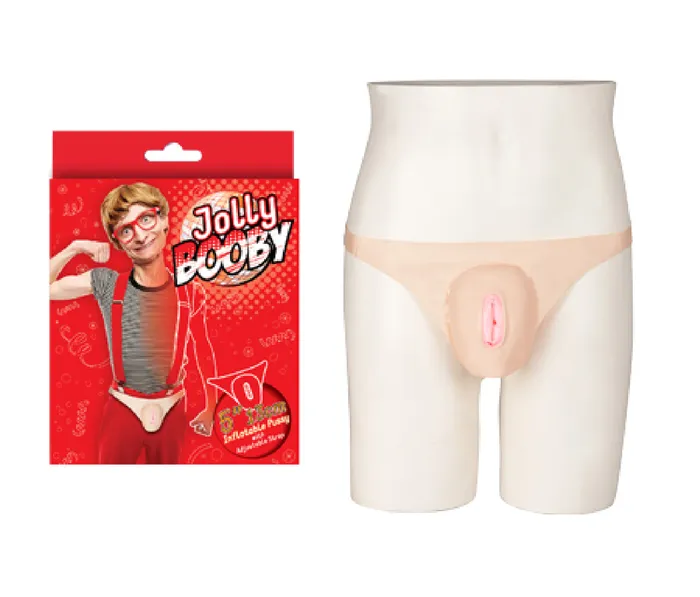 Jolly Booby Inflatable Pussy With Straps 5 Excellent Power Male Sex Toys
