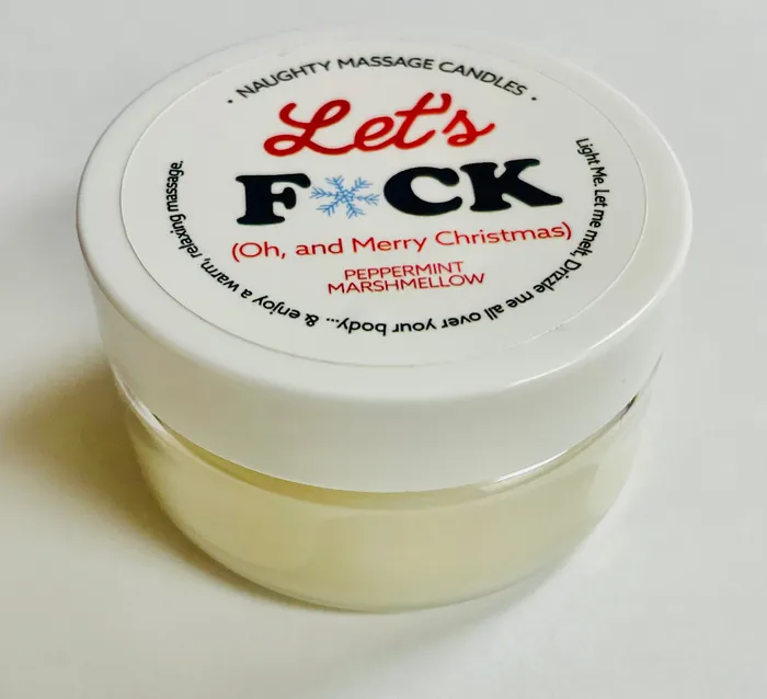 Kama Sutra Couples Lets Fuck Massage Candle Peppermint Marshmallow 17 Oz