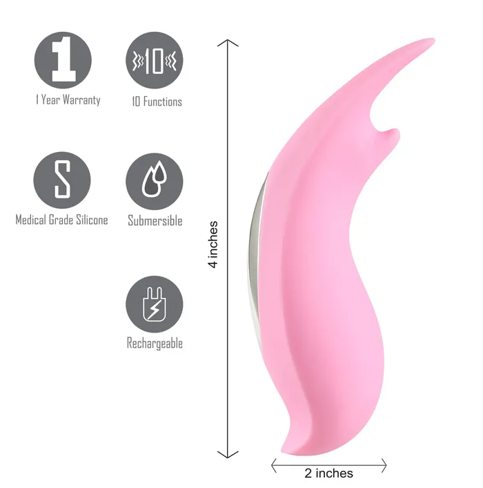 Maia Toys Female Sex Toys Sera Clitoral Layon Bullet Vibrator Pink Maia Toys Female Sex Toys Sera Clitoral Layon Bullet Vibrator Pink