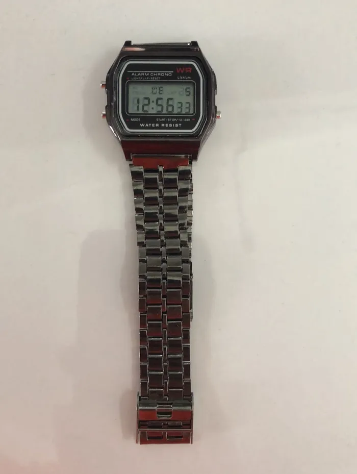 Male Sex Toys cj WR F91W Steel Band Electronic Watch