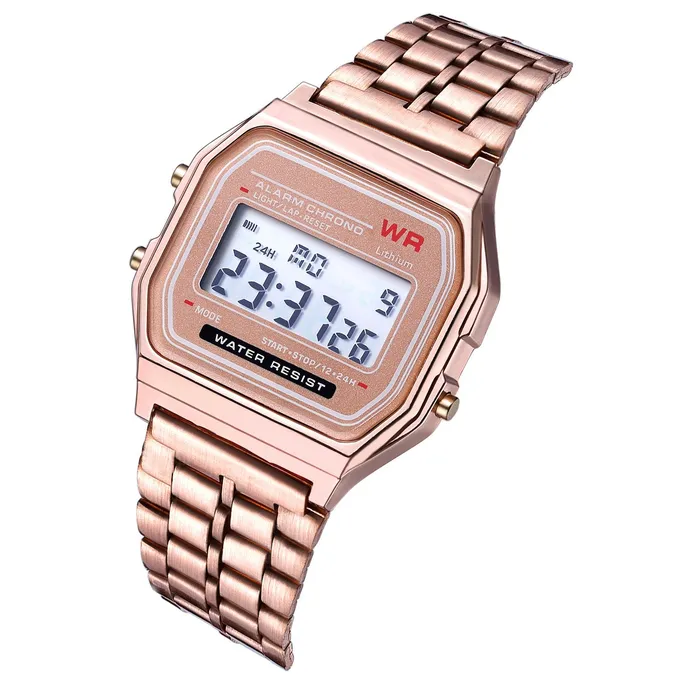 Male Sex Toys cj WR F91W Steel Band Electronic Watch