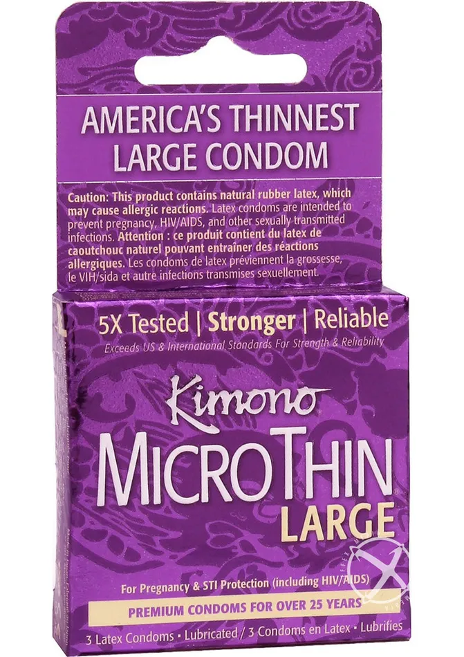 Male Sex Toys Kimono Kimono Microthin Large Condoms