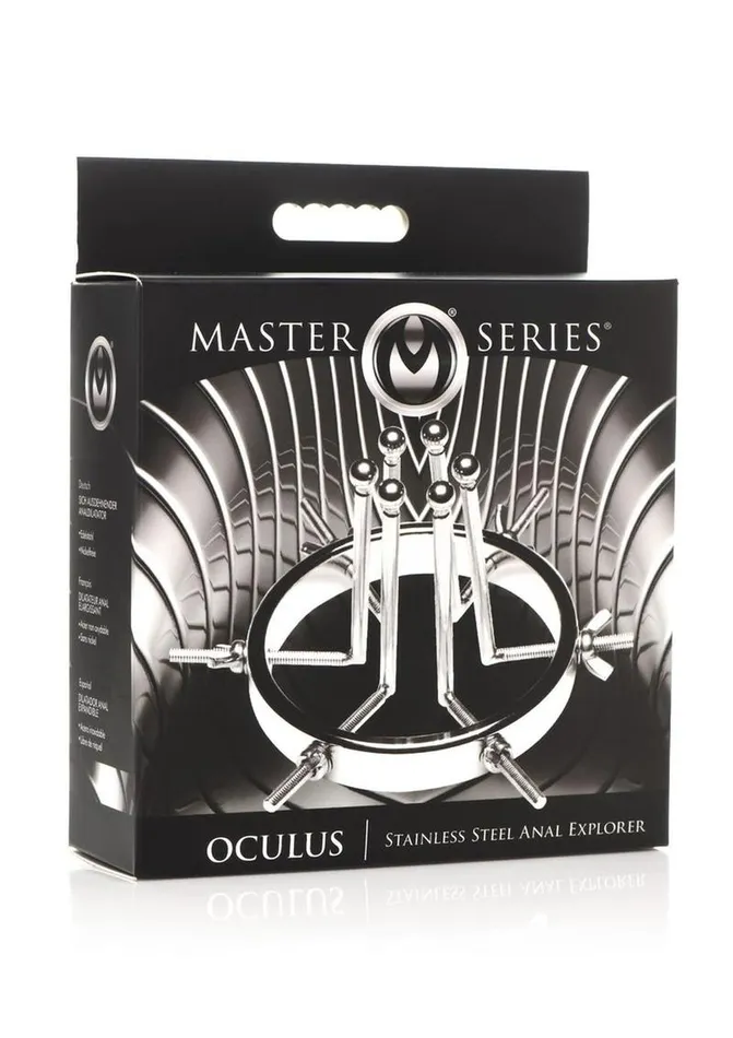 Male Sex Toys Master Series Master Series Oculus Stainless Steel Anal Explorer