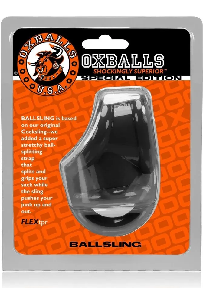 Male Sex Toys Oxballs Oxballs Ball Sling with Ball Splitter Strap Male Sex Toys Oxballs Oxballs Ball Sling with Ball Splitter Strap