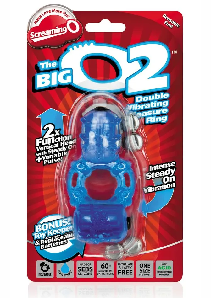 Male Sex Toys Screaming O The Big O 2 Vibrating Double Ring