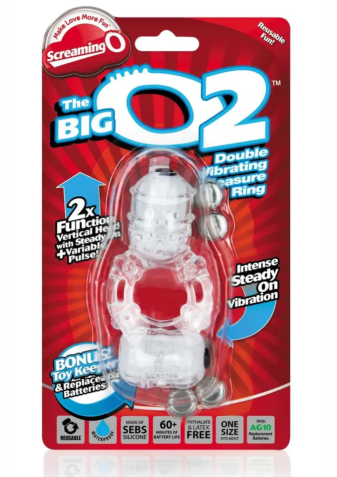 Male Sex Toys Screaming O The Big O 2 Vibrating Double Ring
