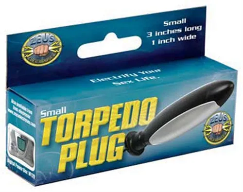 Male Sex Toys XR Brands Zeus Electrosex Electrosex Torpedo Plug Small