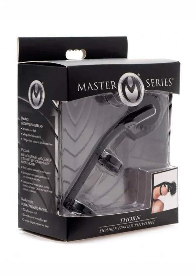 Master Series Female Sex Toys Master Series Thorn Double Finger Pinwheel