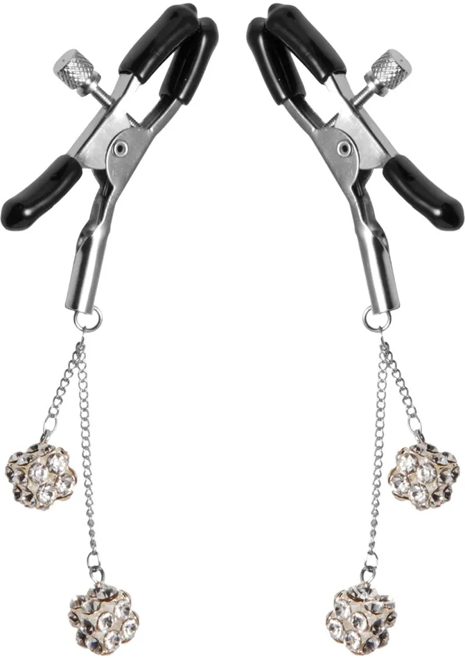 Master Series Male Sex Toys Master Series Ornament Adjustable Nipple Clamps W Jewel Accents Master Series Male Sex Toys Master Series Ornament Adjustable Nipple Clamps W Jewel Accents