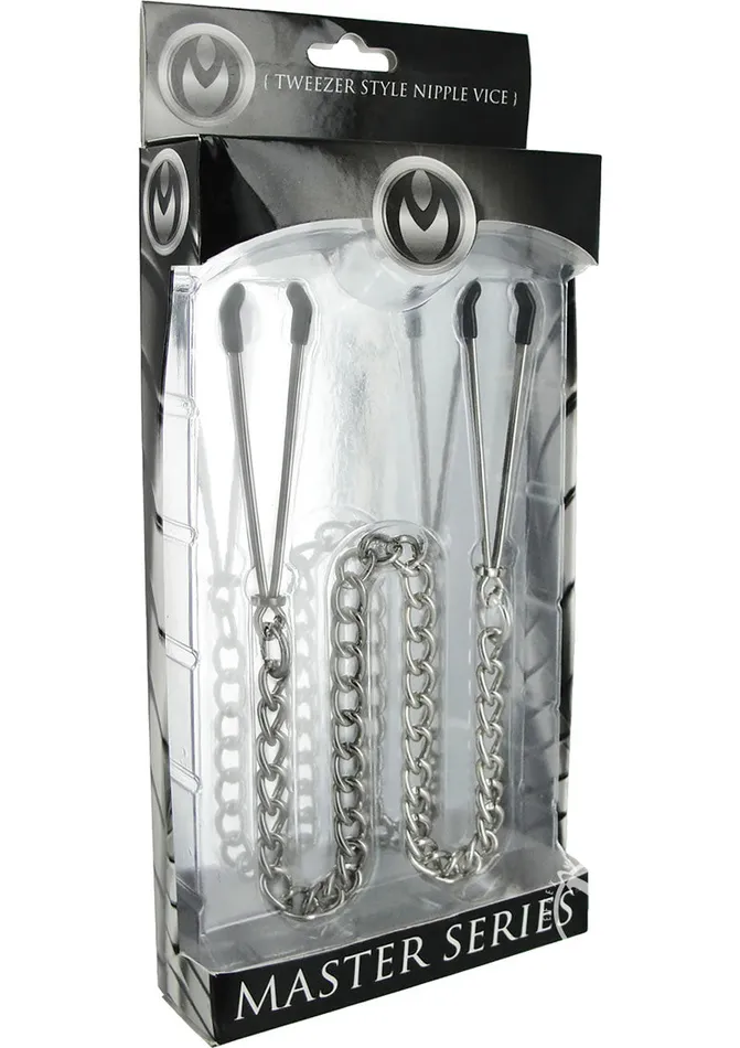 Master Series Male Sex Toys Master Series Reign Tweezer Style Nipple Vice