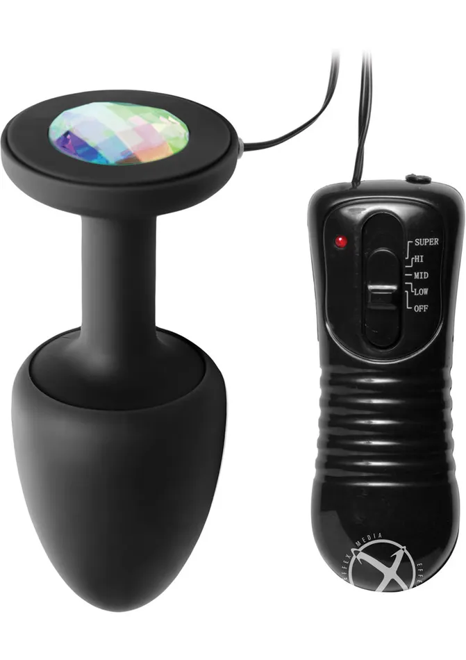 Master Series Paragon Gem Accented Vibrating Anal Plug Master Series Male Sex Toys Master Series Paragon Gem Accented Vibrating Anal Plug Master Series Male Sex Toys