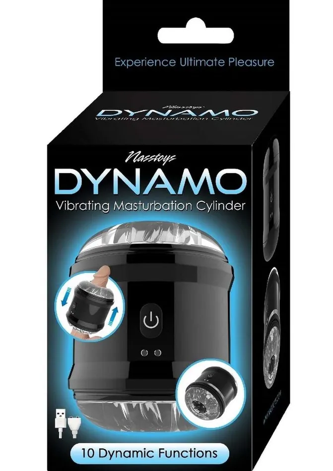 Nasstoys Male Sex Toys Dynamo Rechargeable Dual End Vibrating Masturbator Cup
