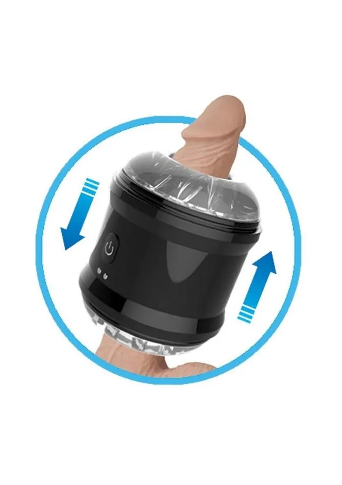 Nasstoys Male Sex Toys Dynamo Rechargeable Dual End Vibrating Masturbator Cup