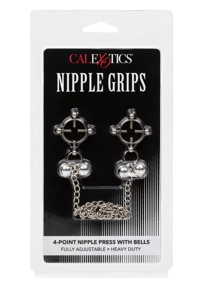Nipple Clitoral Toys Nipple Grips Nipple Grips 4Point Nipple Press with Bells Nipple Clitoral Toys Nipple Grips Nipple Grips 4Point Nipple Press with Bells