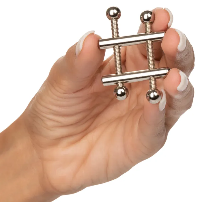 Nipple Grips Crossbar Nipple Vices CalExotics Nipple Clitoral Toys Nipple Grips Crossbar Nipple Vices CalExotics Nipple Clitoral Toys
