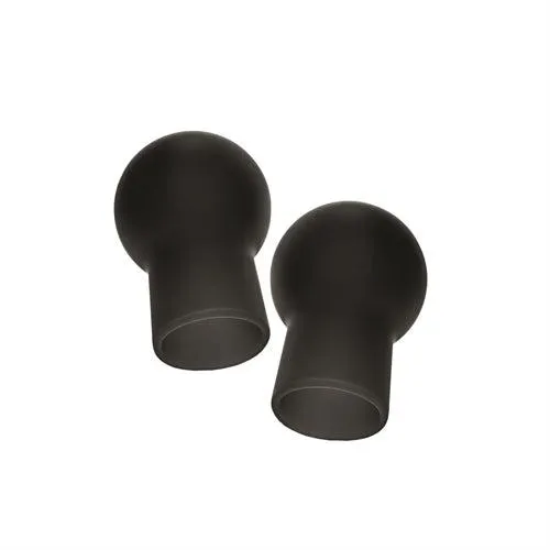 Nipple Play Silicone Advanced Nipple Suckers Black CalExotics Anal