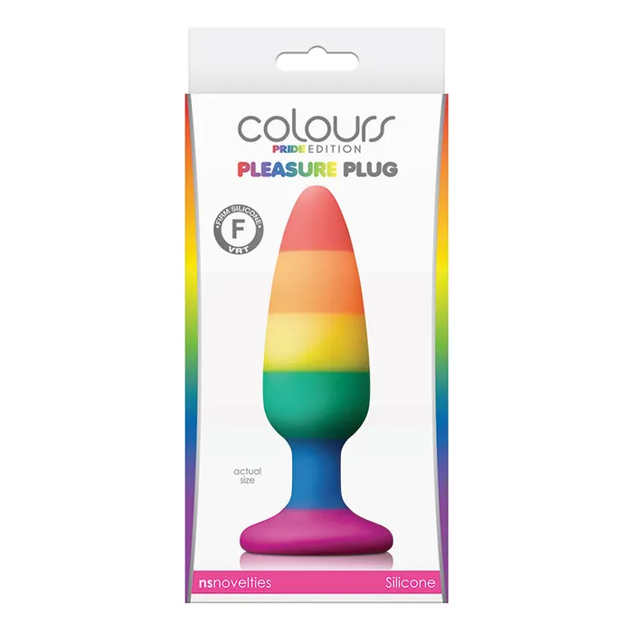 NS Novelties Anal Colours Pride Rainbow Medium Plug