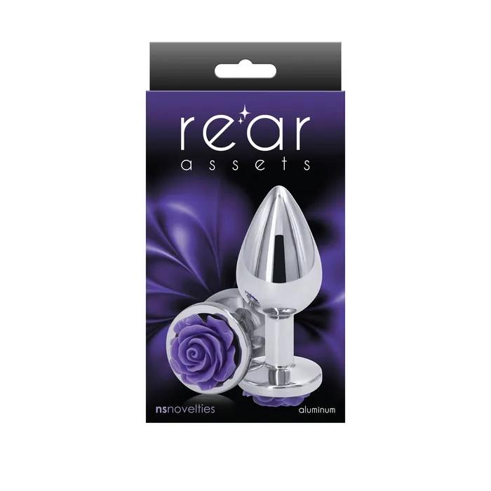 nsnovelties Vibrators Rear Assets Rose Medium Purple