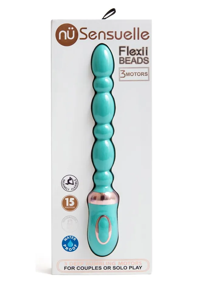 Nu Sensuelle Anal Sensuelle Flexii Beads Silicone Rechargeable Probe