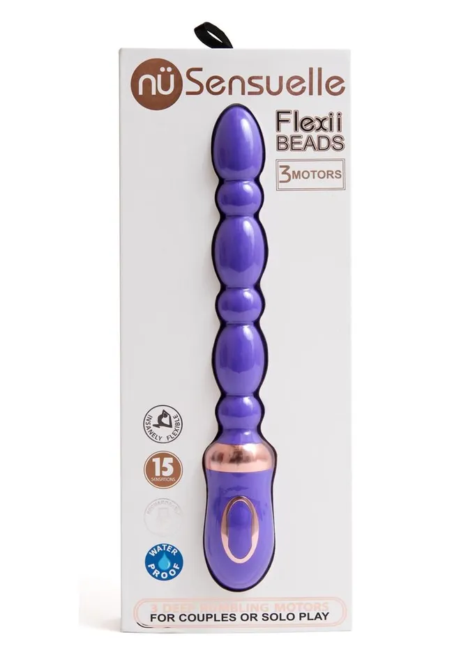 Nu Sensuelle Anal Sensuelle Flexii Beads Silicone Rechargeable Probe