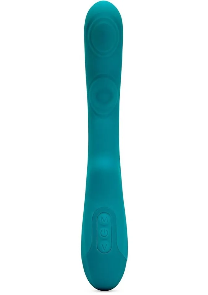 Nu Sensuelle Female Sex Toys Nu Sensuelle Vivi Rechargeable Silicone Double Tapping Vibe with Clitoral Stimulation