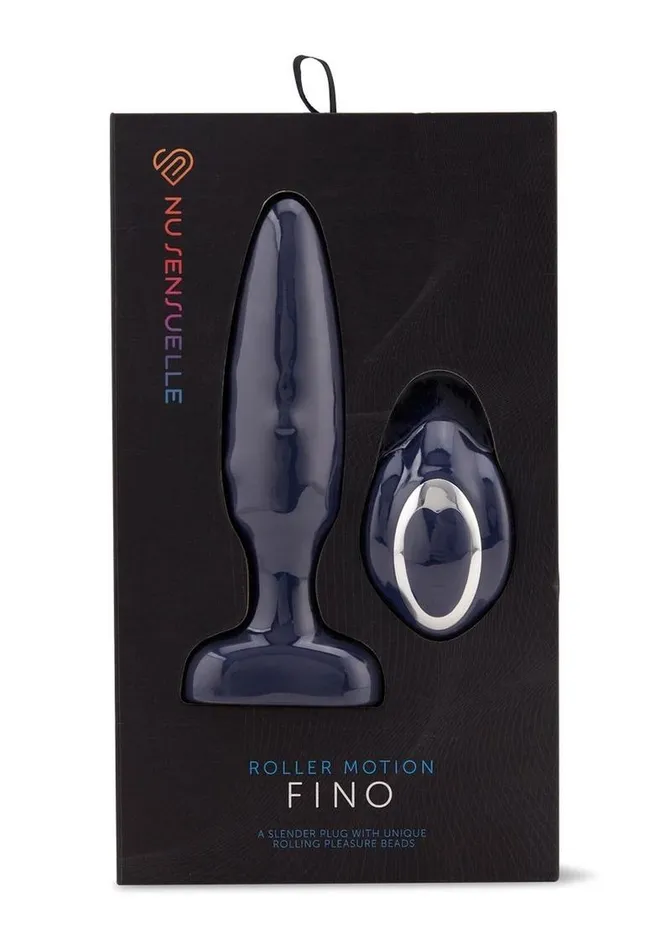 Nu Sensuelle Male Sex Toys Nu Sensuelle Andii Fino Roller Motion Rechargeable Silicone Anal Plug with Remote Control
