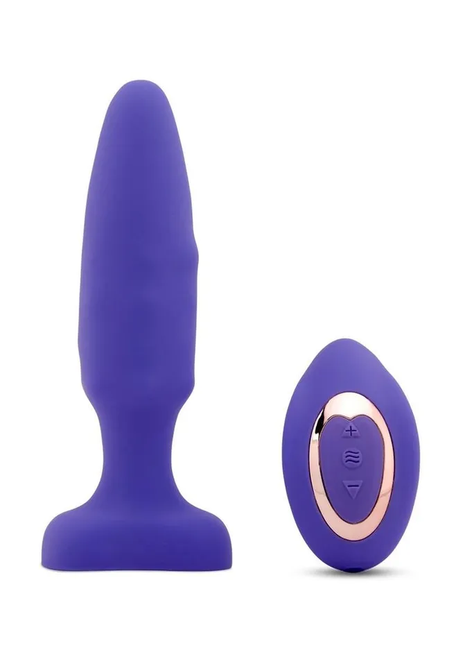 Nu Sensuelle Male Sex Toys Nu Sensuelle Andii Fino Roller Motion Rechargeable Silicone Anal Plug with Remote Control