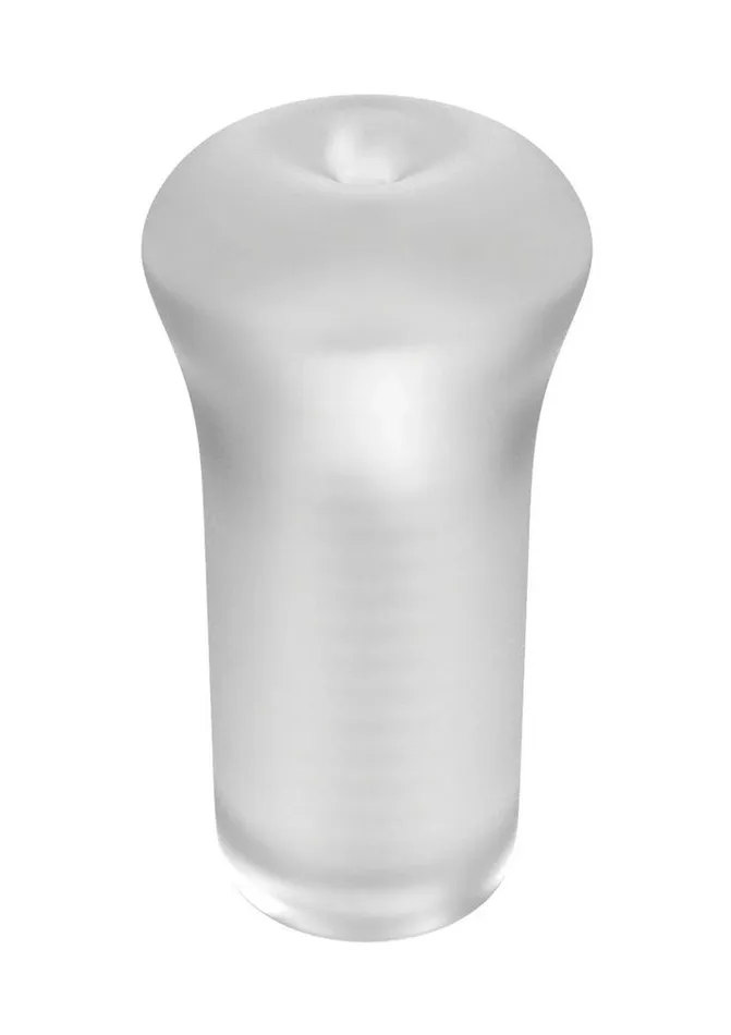 Pdx Extreme Wet Stroker Slide and Glide Frosted Pipedream Extreme Toyz Male Sex Toys