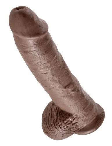 Pipedream Dildos King Cock 10Inch Cock With Balls Brown Pipedream Dildos King Cock 10Inch Cock With Balls Brown