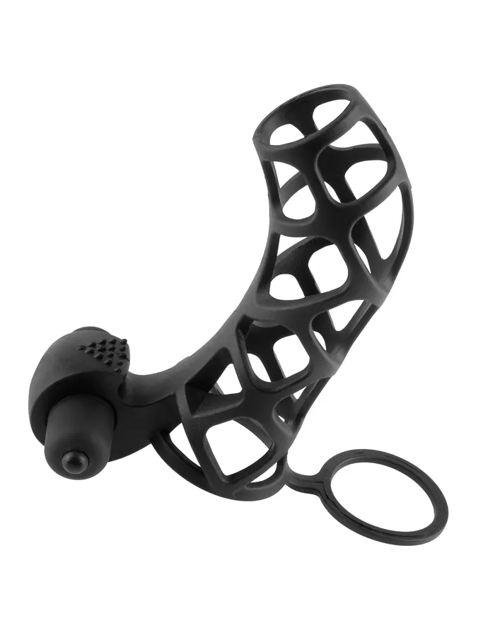 Pipedream Male Sex Toys Fantasy XTensions Extreme Silicone Power Cage Black Pipedream Male Sex Toys Fantasy XTensions Extreme Silicone Power Cage Black