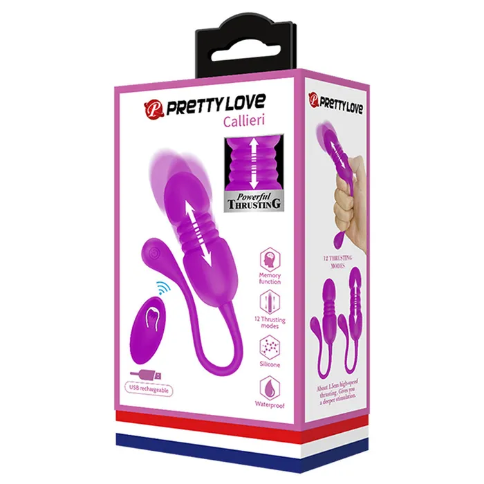 Pretty Love Callieri Powerful Thrusting Purple Pretty Love Vibrators