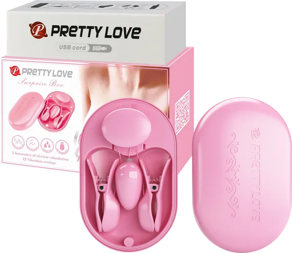 Pretty Love Surprise Box Nipple Clamps Nipple Clitoral Toys