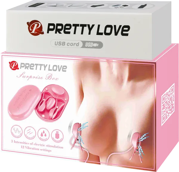 Pretty Love Surprise Box Nipple Clamps Nipple Clitoral Toys